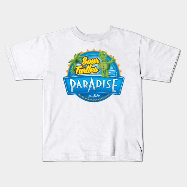 Sour Turtles Ejuice Kids T-Shirt by PARADISEVAPE